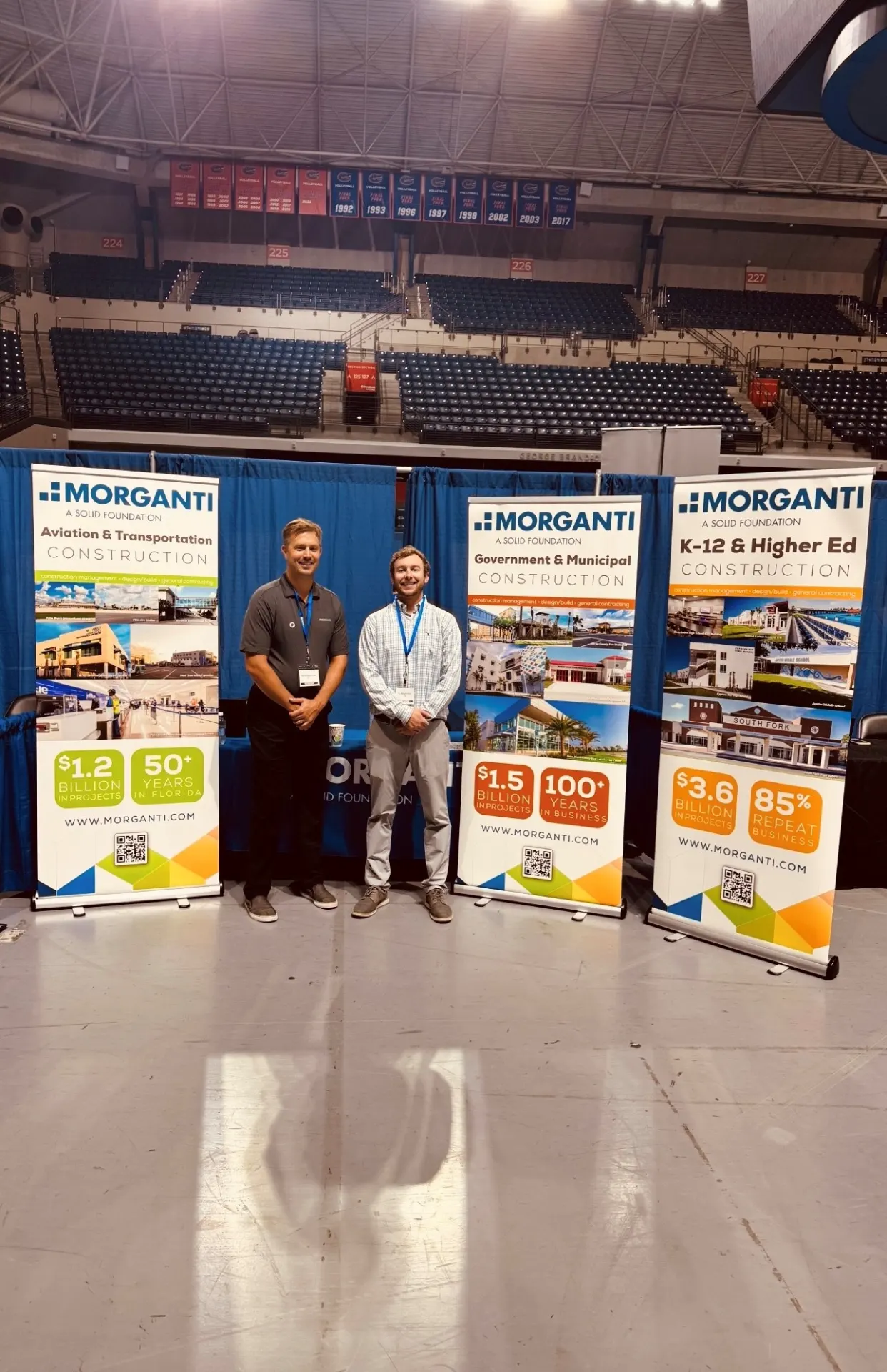 Morganti Attends University of Florida’s Rinker School of Construction Management Career Fair